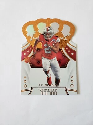 2020 Panini Chronicles Draft JK Dobbins Crown Royale  - Image 1 of 2