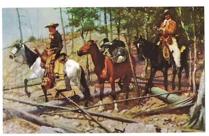 THE PROSPECTORS Frederic Remington Paintings Whitney Wyoming WY Postcard - Picture 1 of 2