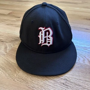 Birmingham Barons New Era 59Fifty Fitted Size 7 Hat Cap MiLB Black - Picture 1 of 13