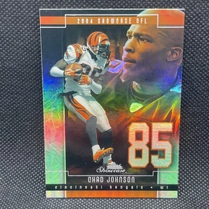 "Fleer Showcase 2004 Chad ""Ochocinco"" Johnson Bengals #60 lámina holo - Imagen 1 de 3