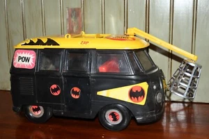 Mego Mobile Batlab Vintage 1975 Batman Black Van mit Feindfängerkäfig Vintage - Bild 1 von 23