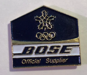Vintage 1988 Calgary Bose Olympic Sponsor Pin/VERSAND KOSTENLOS USPS 1. KLASSE - Bild 1 von 3