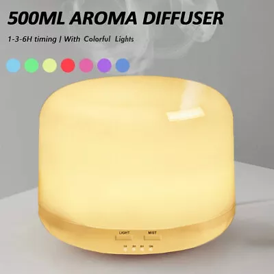 Ultrasonic Cool Mist Humidifier - 500ml Tank & Auto Shut Off for Office/Home - Image 1 of 4