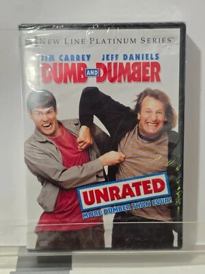 Dumb and Dumber (DVD, sem cortes) Jim Carrey, Jeff Daniels NOVO - Imagem 1 de 2