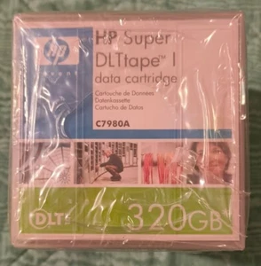 Nastro Dati HP Super DLTape 320GB - C7980A - Nuovo e Sigillato - Photo 1/2