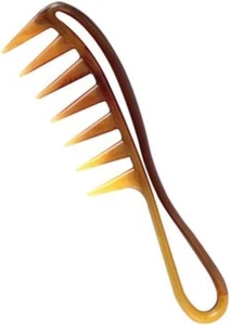 Wide Tooth Wet Detangling Comb | Shower & Bath Comb | Anti-Knot |Antistatic Comb - Picture 1 of 2