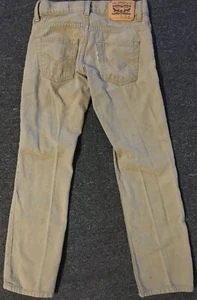 Levis 511 Slim Speckled Jeans Pants 10 Reg 25/25 Vtg 90s 501 510 Tan Hiking rock - Picture 1 of 4