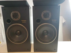 Technics SB-LV305 vintage tower speakers 10" 2 way - Picture 1 of 16