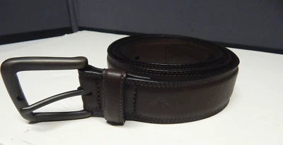 Columbia CINTURÓN Cuero Marrón Oscuro Hombre XL 42-44 Foto 1 de 3