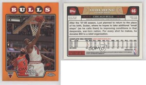 2008-09 Topps Chrome Orange Refractor /499 Luol Deng #46