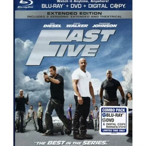 [NEW] Fast Five Extended Edition (DVD/Blu-ray, 2011, Includes Digital Copy) - Picture 1 of 1