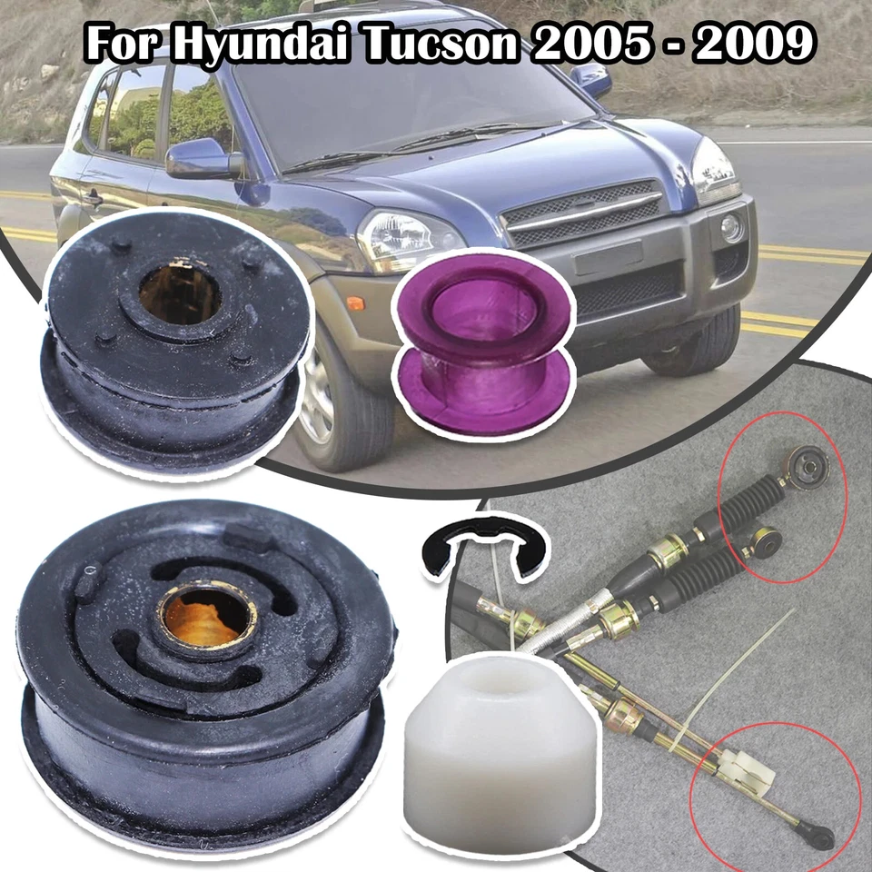 For Hyundai Tucson 2005-2009 Shift Cable Linkage Control Bushing Shifter Lever Foto 1 de 4
