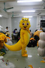 Halloween joli costume de mascotte dragon jaune cosplay vêtements de fête adultes