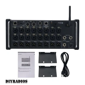 MR18 18-Input 8-Bus Digital Mixer With Wifi Module Multi-CH USB Audio Interface - Picture 1 of 7