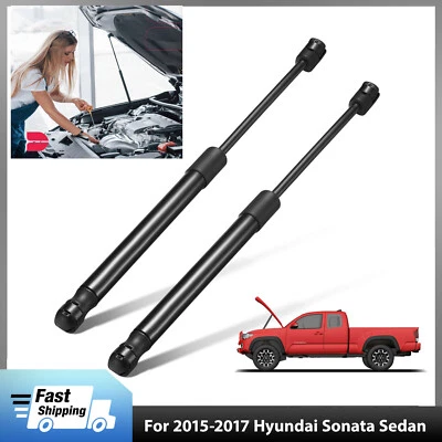 2x Hood Lift Support Gas Spring Shock Struts For Hyundai Sonata 2015-2017 Sedan - Image 1 of 4