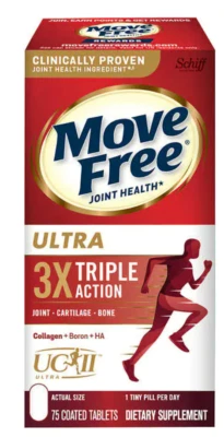 Schiff Move Free Ultra 3X Triple Action 75 Tablets Joint Supplement NEW - Image 1 of 4
