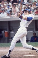 New York Mets Dave Kingman In Action Baseball 1975 Old Photo 1
