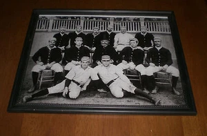 1887 PHILADELPHIA PHILLIES FRAMED B&W TEAM PRINT - Picture 1 of 1