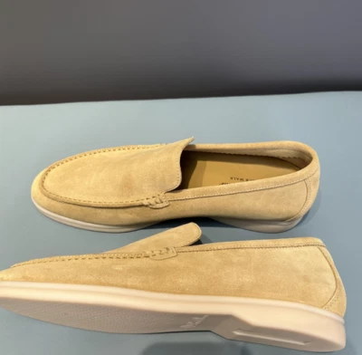 2025 Summer Mens Suede Loafers Shoes All Size in Stock Slip on Shoes Business - Image 1 of 4