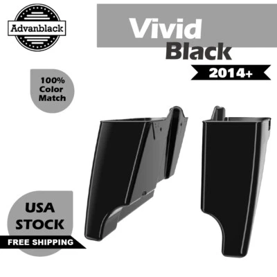 Parte inferior de alforja Advan Vivid negra estirada para Harley 2014+ FLHR FLHXS FLTRX Foto 1 de 4