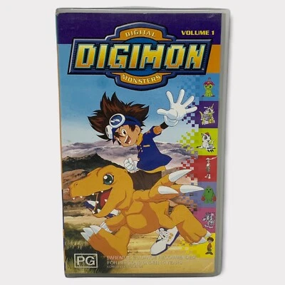 Digimon Digital Monsters Volume 1 VHS Tape (PAL) - Fox Kids Video 2000 - Image 1 of 4