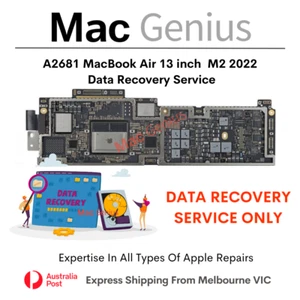 Apple MacBook Air A2681 M2 13 inch 2022 Data Recovery Service - Picture 1 of 4