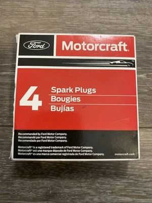 Set of 4 OEM Motorcraft SP594 Ford CYFS12YRT3 Spark Plugs Replaces SP542 SP578 - Image 1 of 3