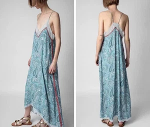 NEW Women Zadig&Voltaire Lace Thin Sweet Soft Backless Suspenders Dress Top XS-L - Picture 1 of 20