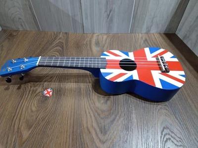 Ukulele Soprano 4 String Musical Instrument Union Jack Edition - Image 1 of 4