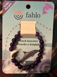 Fahlo Tier Tracking Armband Delfin Echo Lila Brandneu - Bild 1 von 3