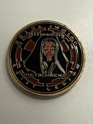 Star Wars Lord Sith Destacamento Darth Maul ORO 501ª Legión Desafío Moneda Foto 1 de 4