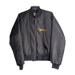 Chalk Line Bomberjacke Vintage 80s Meat Packer Employee Size Medium USA MADE - Bild 1 von 10