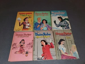Vintage 60s Whitman Teen HC Books Lot x6bDonna Parker, Annette, Kildare, Disney - Foto 1 di 8