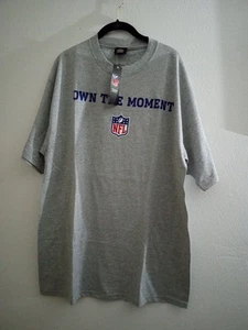 NWT! Football NFL Shield Logo Apparel T-shirt Men’s Medium Black - Picture 1 of 2