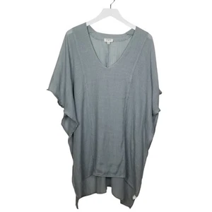 UMGEE V-neck Oversized Tunic Cover-Up Pullover Gray - Size Small - Picture 1 of 8