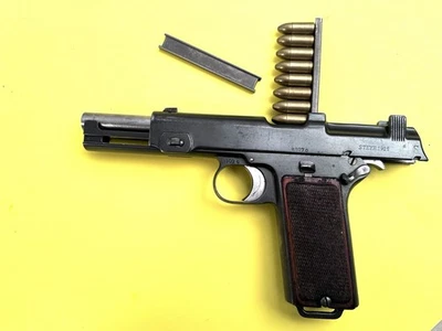 Steyr Hahn Clip Pelador Austriaco Original Fosfato PISTOLA / MUNICIÓN NO INCLUIDA Foto 1 de 3