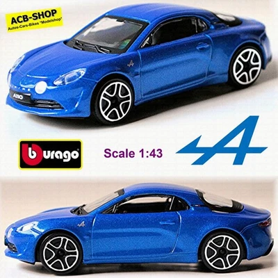 Alpine A110 Coupe Tipo: AEF 2017-25 Blu Metallizzato 1:43 Bburago 1838407 - Immagine 1 di 4