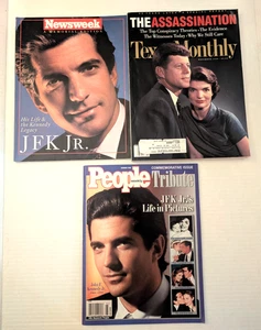Vintage JFK Assassination JFK Jr Magazines Kennedy Texas Monthly People Newsweek - Picture 1 of 8