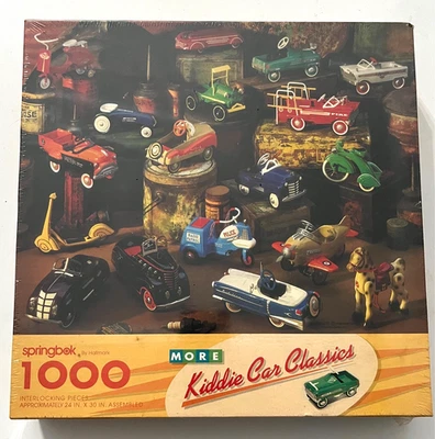Rompecabezas SPRINGBOK "More Kiddie Car Classics" 1000 piezas sello sellado Foto 1 de 3