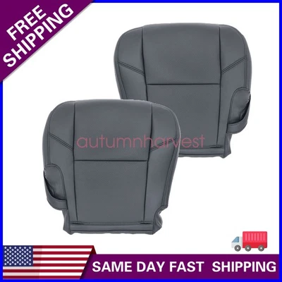 2nd Row Both Side Bottom Seat Cover Black For 2007-2014 Cadillac Escalade ESV US - Image 1 of 4