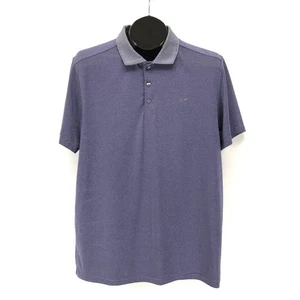 Calvin Klein Performance Striped Polo Shirt Men's Medium Short Sleeve Active - Picture 1 of 9