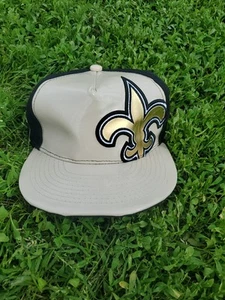 New Era New Orleans Saints Throwback LOGO 9FIFTY Snapback Adjustable Hat Shiny - Picture 1 of 9