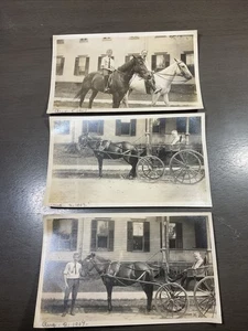 Aug 1907 Fotos Metropolitan Hotel Asbury Park NJ Pferde Buggy B56 - Bild 1 von 13