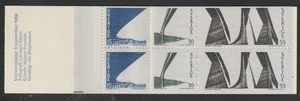 Sweden    1969   Sc # 824a   Bridge   Complete Booklet    Pane of 10    MNH - Picture 1 of 1