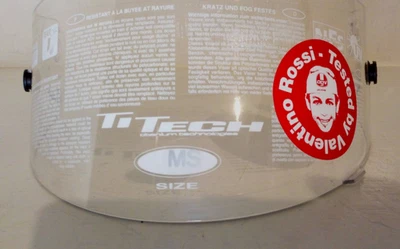 Visera de carrera AGV transparente genuina para Q3R-XVENT / EVO GT STEALTH KV2 Foto 1 de 4