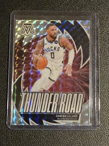 2023-24 Panini Mosaic #2 Damian Lillard Thunder Road Mosaic - Picture 1 of 2