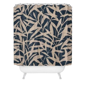 Duschvorhang Alisa Galitsyna Bio-Muster blau und beige - Bild 1 von 2