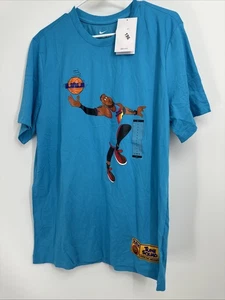 The Nike Tee Space Jam Tune Squad Lebron James Basketball Dri Fit Taglia Large Shirt - Foto 1 di 4
