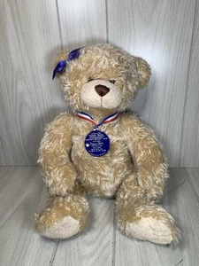 Build A Bear Plush Teddy Bear Centennial Collectibears Series 2002 Medallion - Picture 1 of 11