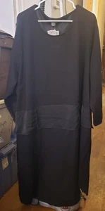 NWT - Dress Beyond Knit - Long Sleeve Shift Dress with Ruffle Size 30/32 - Picture 1 of 6